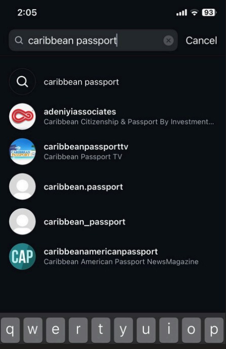 Caribbean Passport #1